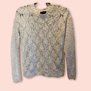 100% COTTON I JEANS BY BUFFALO BOBBLE LONG SLEEVE PULLOVER SWEATER